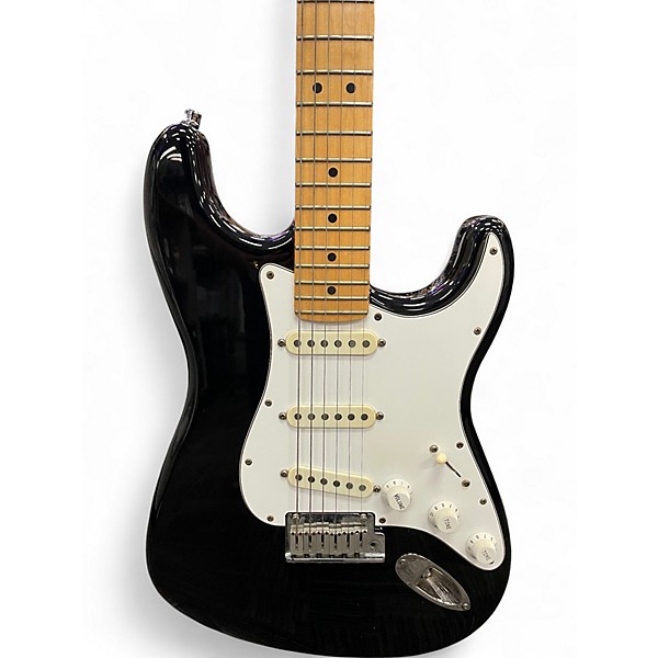 Used Fender USA STANDARD STRATOCASTER Black Solid Body Electric Guitar