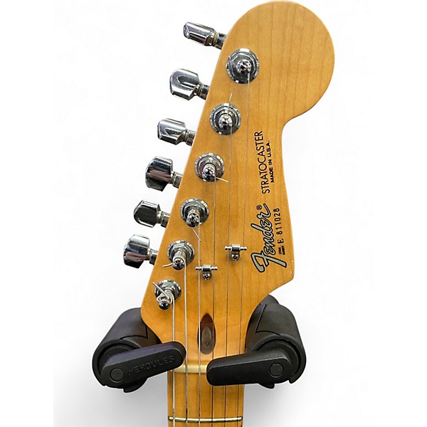 Used Fender USA STANDARD STRATOCASTER Black Solid Body Electric Guitar