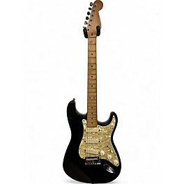 Vintage 1996 Fender 1996 American Deluxe Stratocaster black pearl Solid Body Electric Guitar