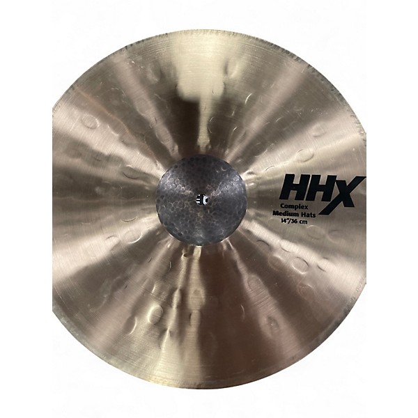 Used Hhx 14in COMPLEX MEDIUM HATS Cymbal