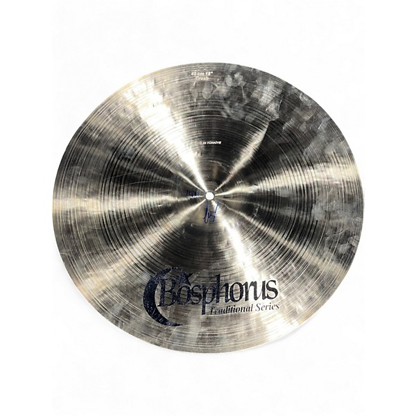 Used Bosphorus Cymbals 18in Traditional Crash Cymbal