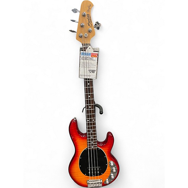 Used 2016 Ernie Ball Music Man Stingray 4 String 2 Color Sunburst Electric Bass Guitar