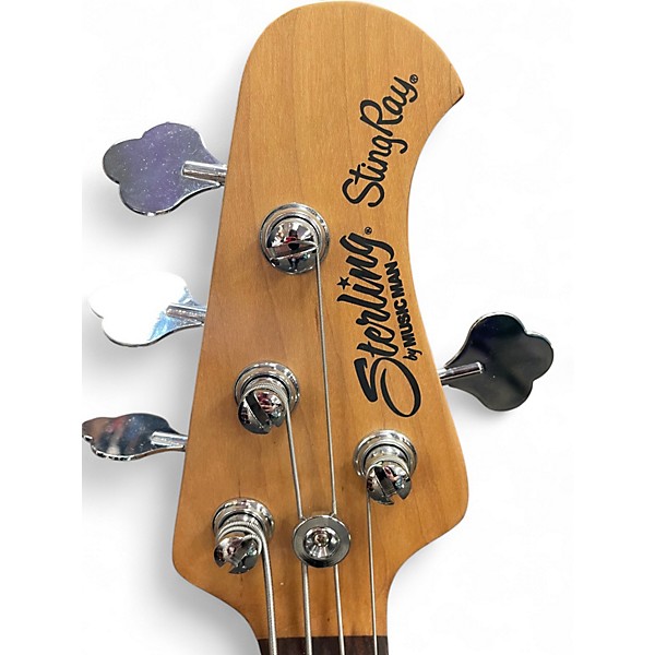 Used 2016 Ernie Ball Music Man Stingray 4 String 2 Color Sunburst Electric Bass Guitar