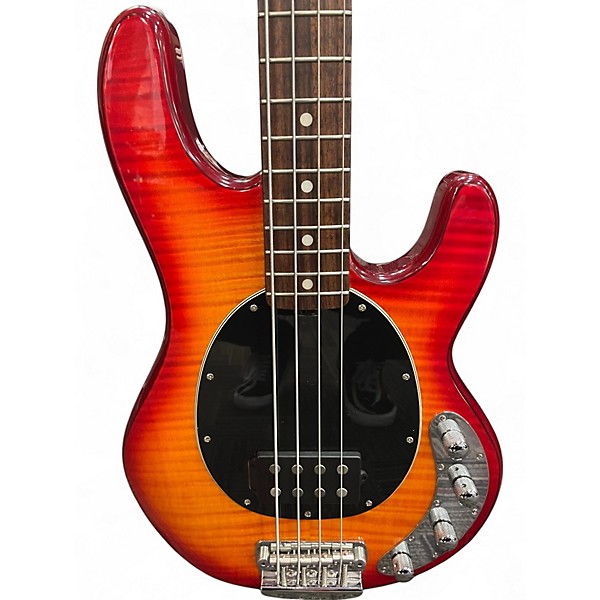 Used 2016 Ernie Ball Music Man Stingray 4 String 2 Color Sunburst Electric Bass Guitar