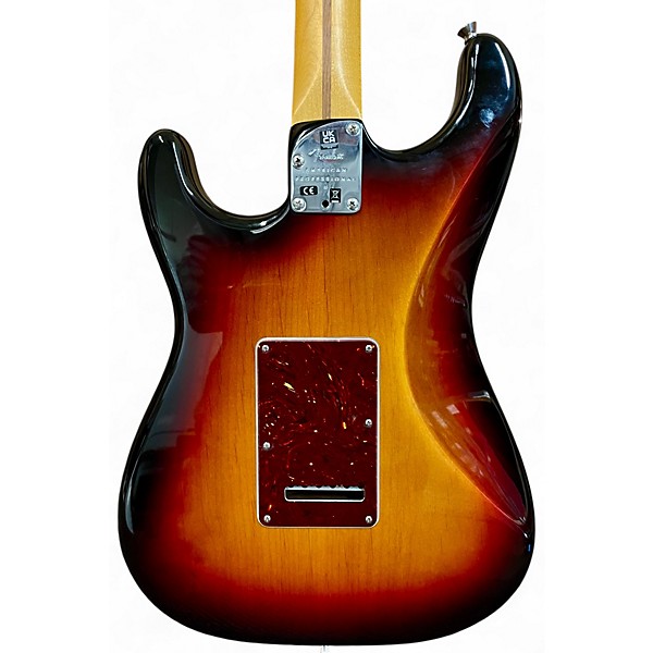 Used 2025 Fender American Professional II Stratocaster 3 Color Sunburst Solid Body Electric Guitar