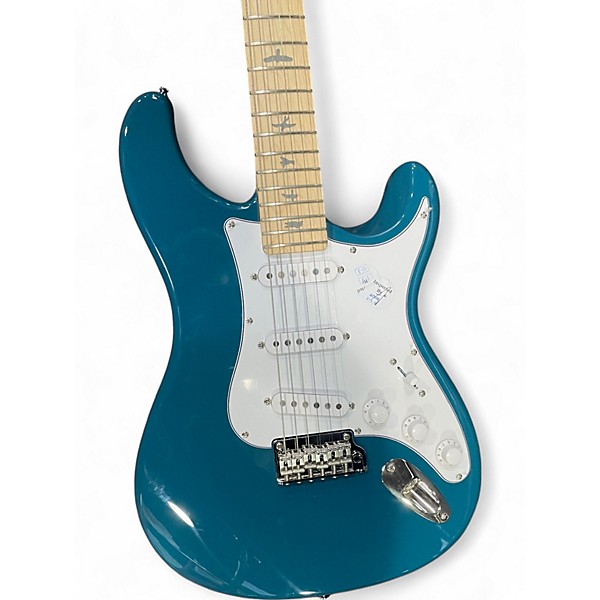Used PRS SE Silver Sky BLUE Solid Body Electric Guitar