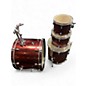 Used Ludwig 5 Piece BackBeat Wine Red Drum Kit