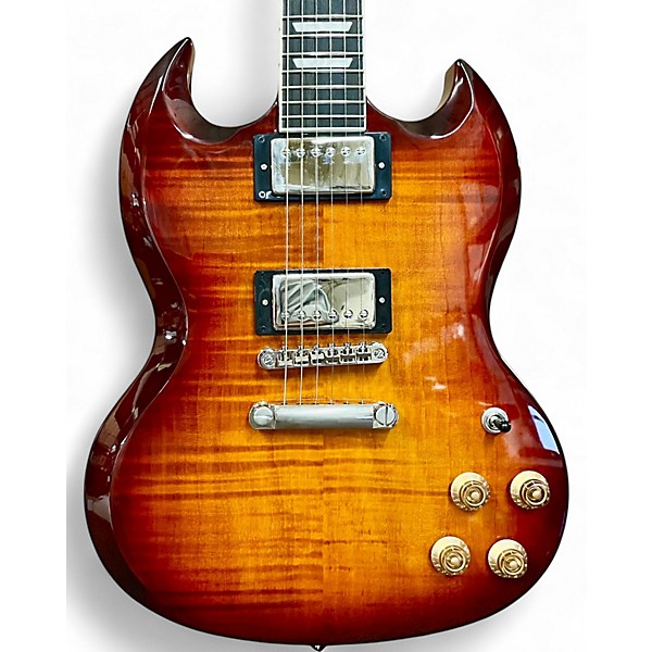 Used Epiphone SG Modern Figured Mojave Burst Solid Body Electric Guitar