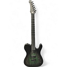 Used Hapas Sludge 626 GBBG #10 BLACK GREEN Solid Body Electric Guitar