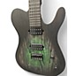 Used Hapas Sludge 626 GBBG #10 BLACK GREEN Solid Body Electric Guitar