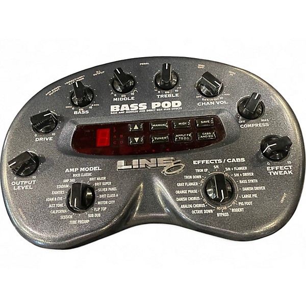 Used Line 6 Bass POD XT Bass Effect Pedal