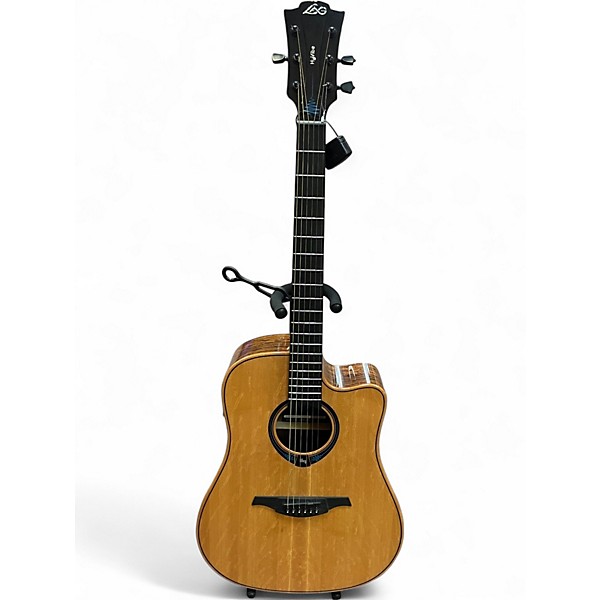 Used Lag Guitars Tramontane HyVibe THV30DCE Natural Acoustic Electric Guitar