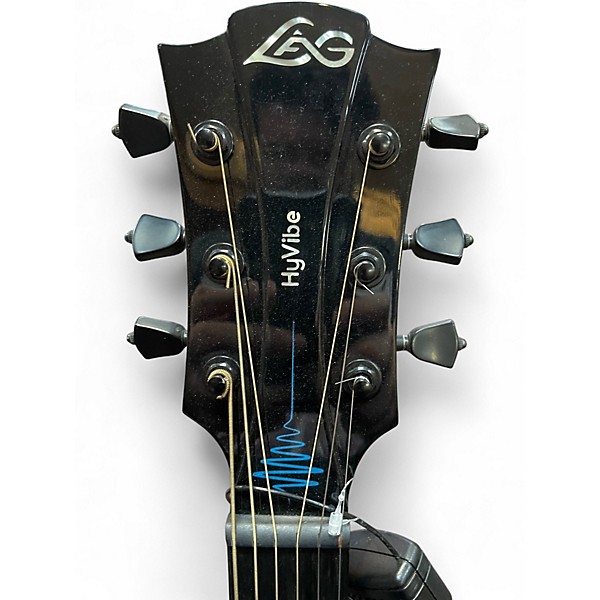 Used Lag Guitars Tramontane HyVibe THV30DCE Natural Acoustic Electric Guitar