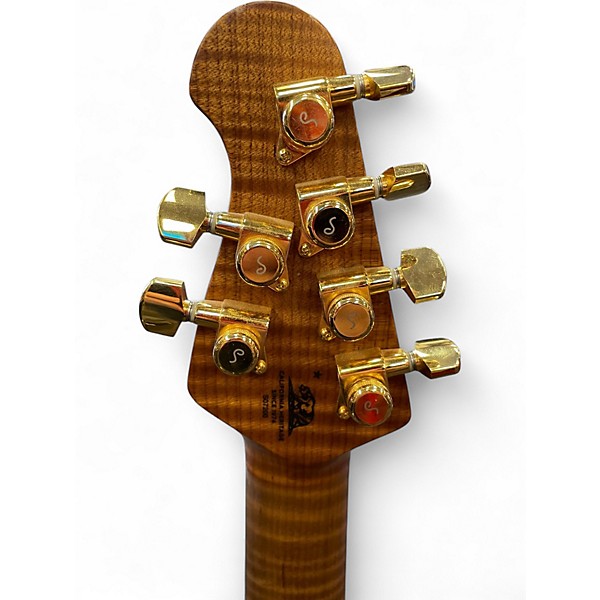 Used Ernie Ball Music Man JASON RICHARDSON ARTIST SERIES CUTLASS Rorschach Red Solid Body Electric Guitar