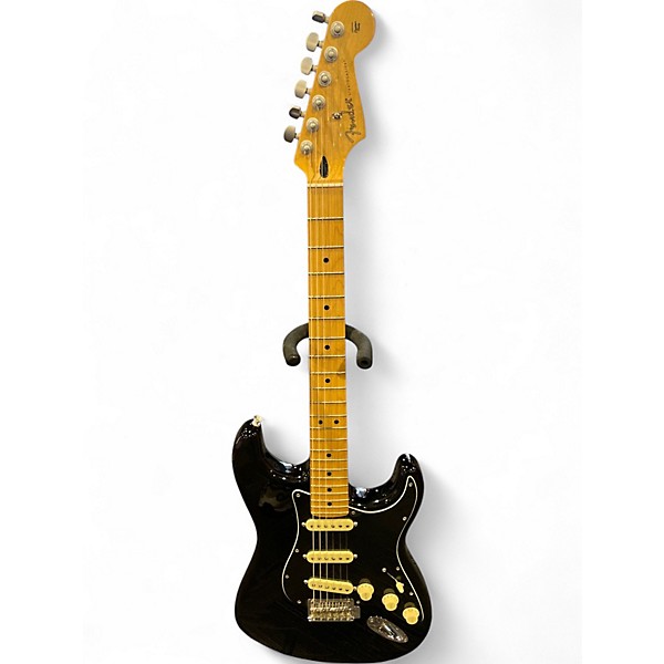 Used Fender Player Stratocaster Black Solid Body Electric Guitar