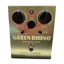 Used Way Huge Electronics WHE202 Green Rhino Overdrive Effect Pedal