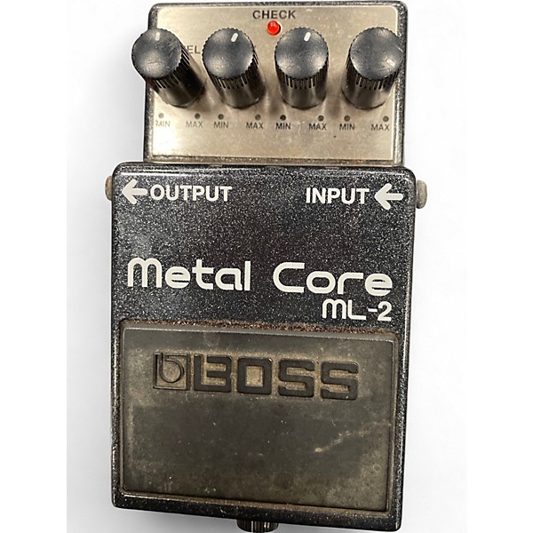 Used BOSS ML2 Metal Core Distortion Effect Pedal