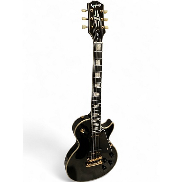 Used Epiphone Used Epiphone LES PAUL CUSTOM P90 Black Solid