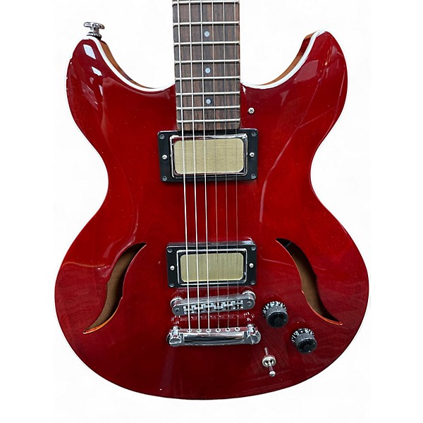 Used Harmony COMET Cherry Hollow Body Electric Guitar