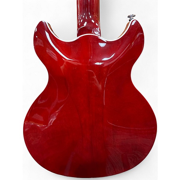 Used Harmony COMET Cherry Hollow Body Electric Guitar