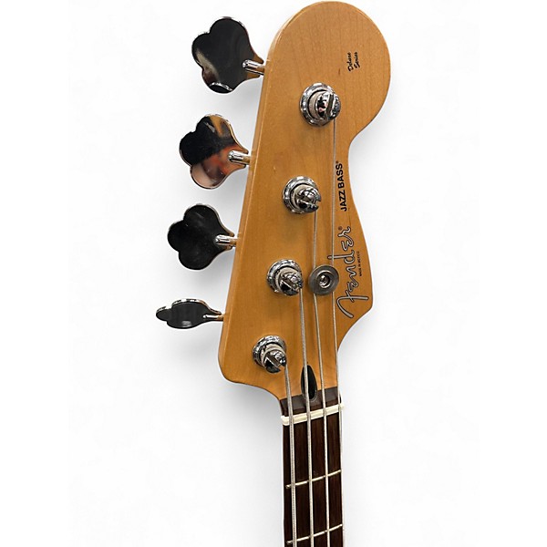 Used 2006 Fender Deluxe Active Jazz Bass Black Electric Bass Guitar