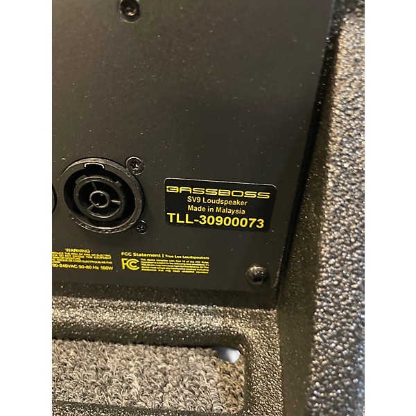 Used BASSBOSS SV9 Powered Speaker