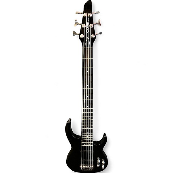 Used Carvin LB76 Black Electric Bass Guitar