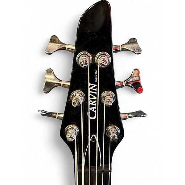 Used Carvin LB76 Black Electric Bass Guitar