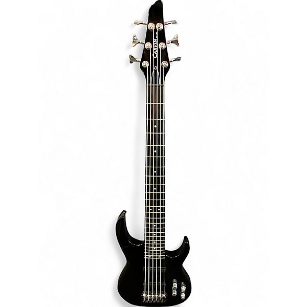 Used Carvin LB76 Black Electric Bass Guitar
