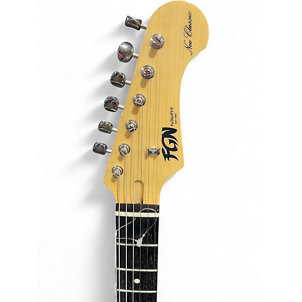 Used Fujigen NEO CLASSIC NST10 2 Tone Sunburst Solid Body Electric Guitar