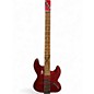 Used Tribe  SF4 Headless Metallica Red Electric Bass Guitar thumbnail