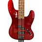 Used Tribe  SF4 Headless Metallica Red Electric Bass Guitar