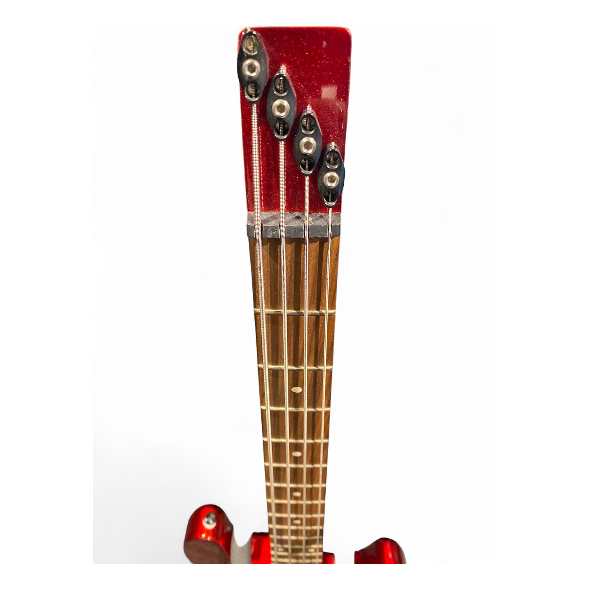 Used Tribe SF4 Headless Metallica Red Electric Bass Guitar
