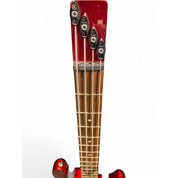 Used Tribe  SF4 Headless Metallica Red Electric Bass Guitar