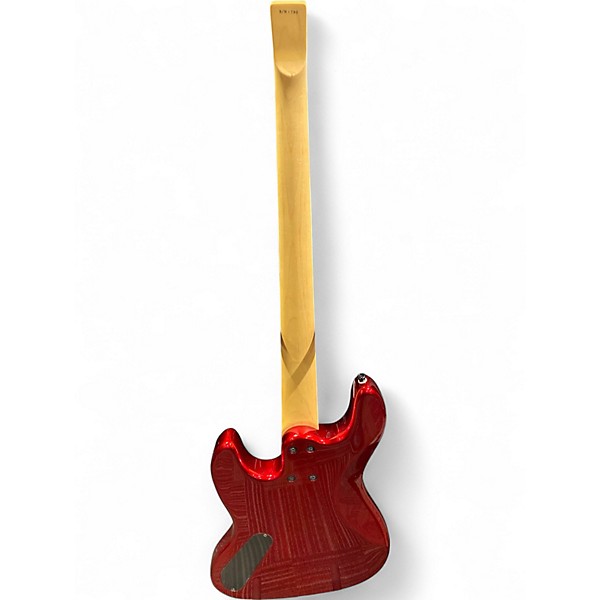 Used Tribe  SF4 Headless Metallica Red Electric Bass Guitar