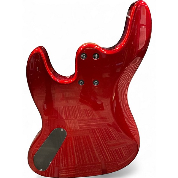 Used Tribe  SF4 Headless Metallica Red Electric Bass Guitar