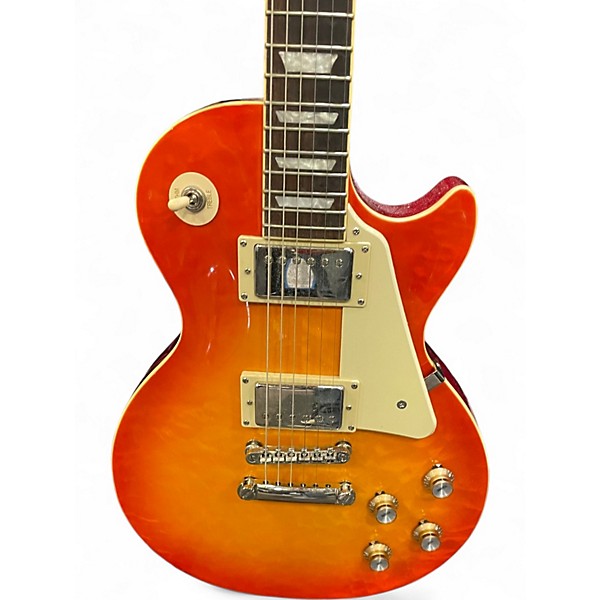 Used Epiphone Les Paul Standard Cherry Sunburst Solid Body Electric Guitar