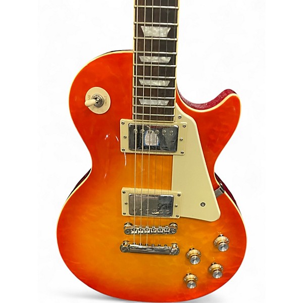 Used Epiphone Les Paul Standard Cherry Sunburst Solid Body Electric Guitar