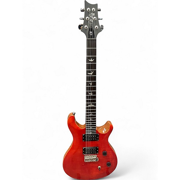Used PRS SE CE24 Trans Red Solid Body Electric Guitar