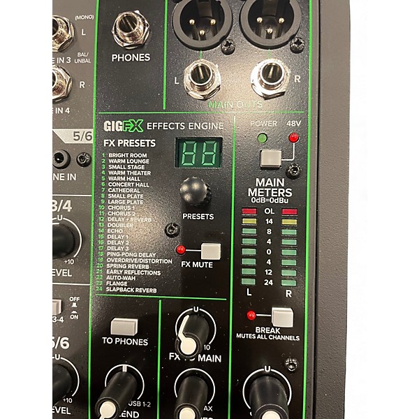 Used Mackie PROFX6 Powered Mixer