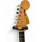 Used Fender Kurt Cobain Jag Stang Fiesta Red Solid Body Electric Guitar