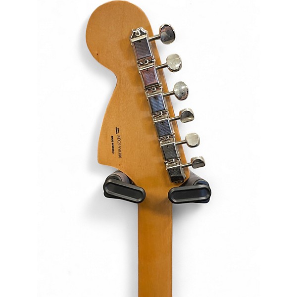 Used Fender Kurt Cobain Jag Stang Fiesta Red Solid Body Electric Guitar