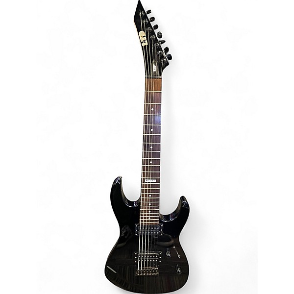 Used ESP LTD M107 Black Solid Body Electric Guitar Black