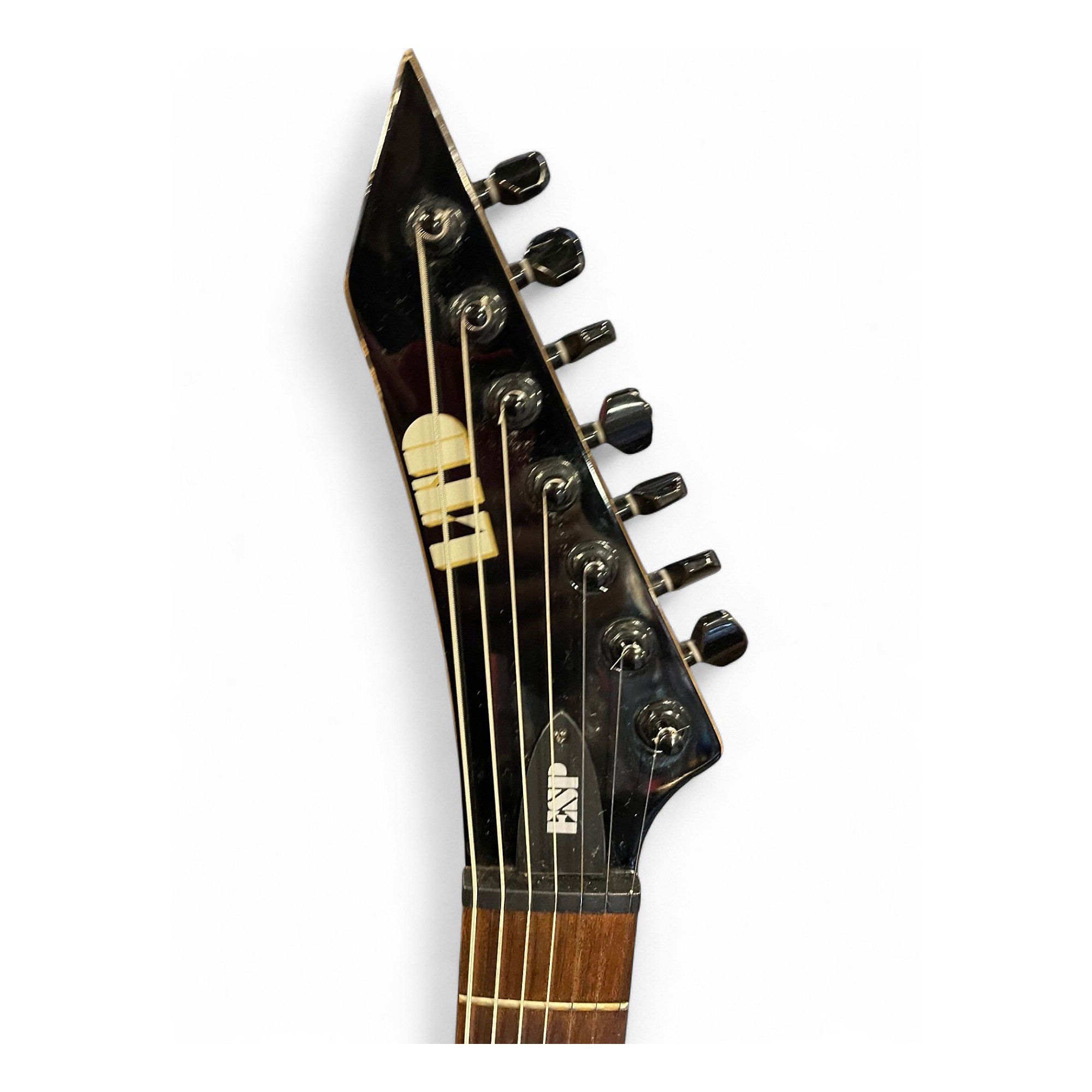 Used ESP LTD M107 Black Solid Body Electric Guitar Black