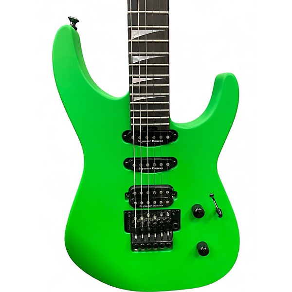 Used Jackson AMERICAN SERIES SOLOIST Green Solid Body Electric Guitar