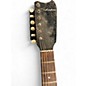 Vintage 1960s Silvertone St Style Black and White Solid Body Electric Guitar