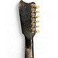 Vintage 1960s Silvertone St Style Black and White Solid Body Electric Guitar