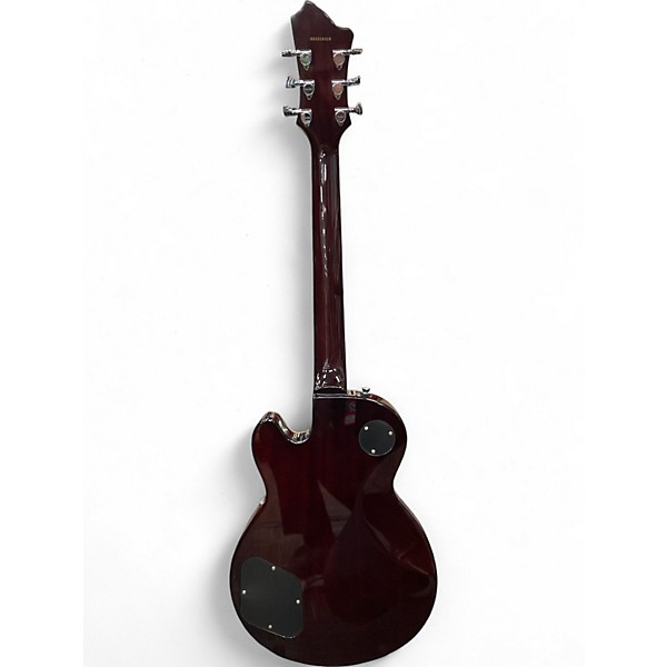 Used Hagstrom Super Swede Amber Sunburst Solid Body Electric Guitar