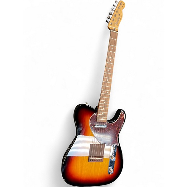 Used Fender Acoustasonic Player Telecaster Sunburst Acoustic Electric Guitar