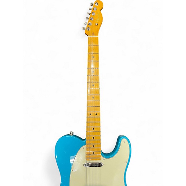 Used 2020 Fender American Professional II Telecaster MIAMI BLUE Solid Body Electric Guitar